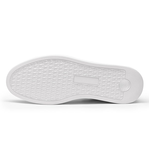 Men's Two-Tone Low Profile Sneakers - WHITE - 3