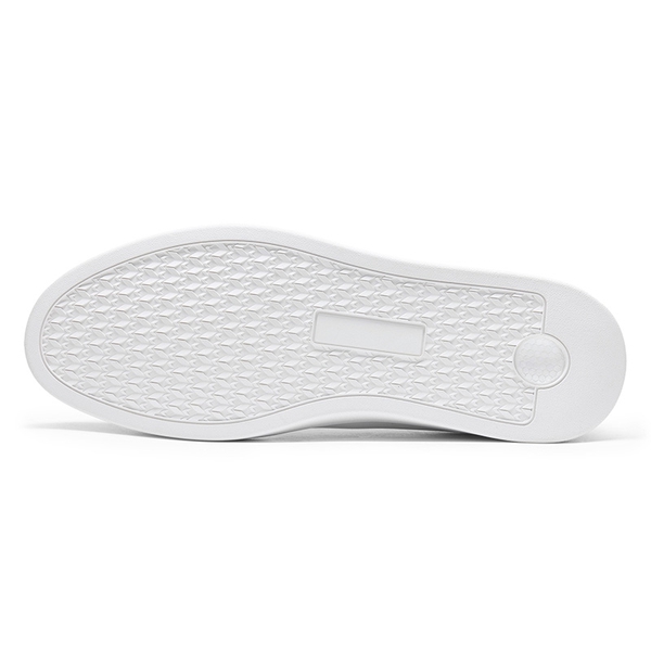 Men's Low-Top Minimalist Sneakers - WHITE/BLACK - 3