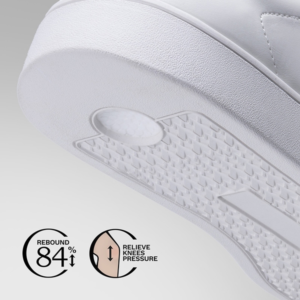 Men's Low-Top Minimalist Sneakers - WHITE - 5