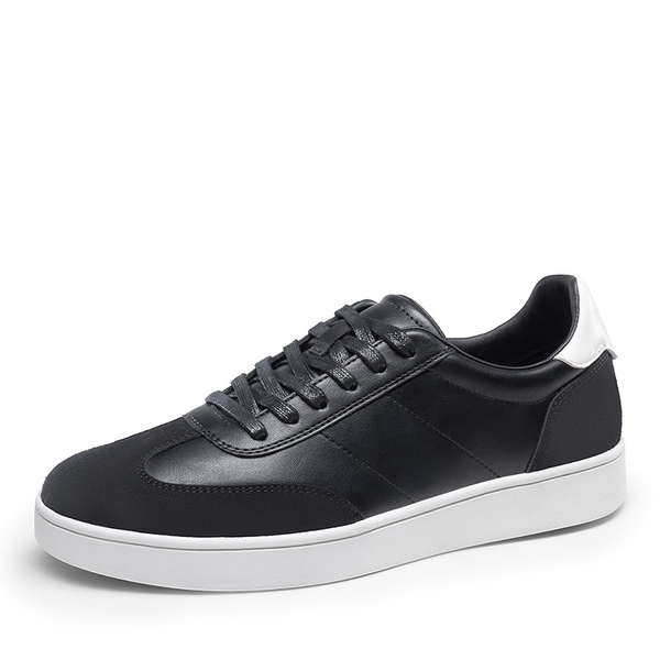 Men's Two-Tone Low Profile Sneakers - BLACK -  0