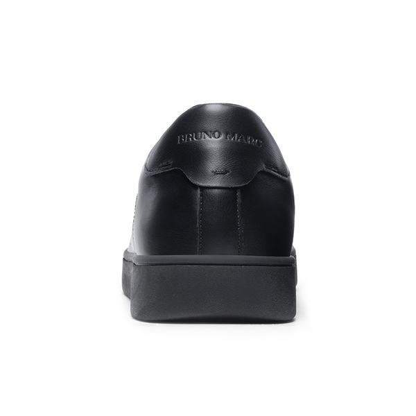 Men's Low-Top Minimalist Sneakers - ALL BLACK - 4