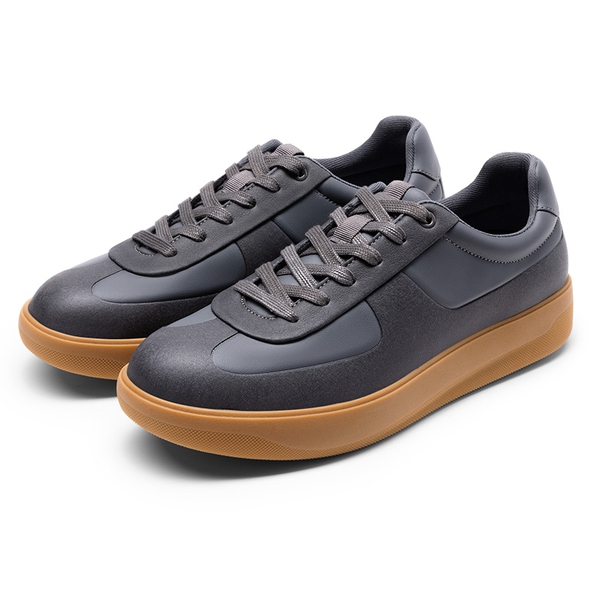 Men's High-Sole Fashion Sneakers - DARK GREY - 2
