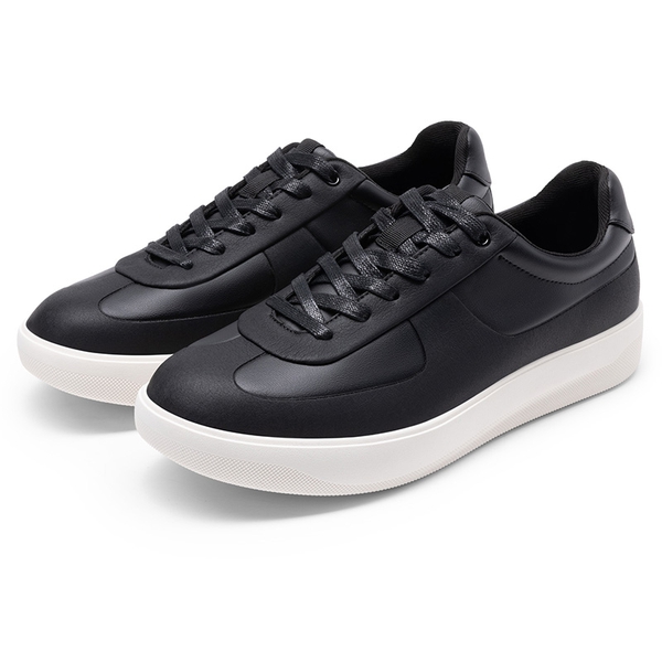 Men's High-Sole Fashion Sneakers - BLACK - 2