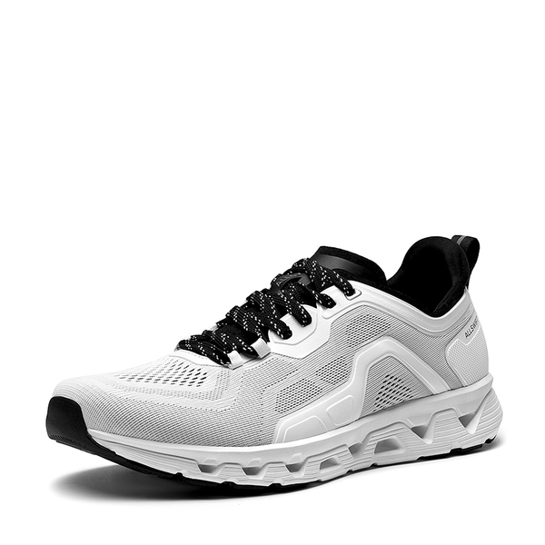 Men's Cushioned Walking Sneakers - WHITE -  0