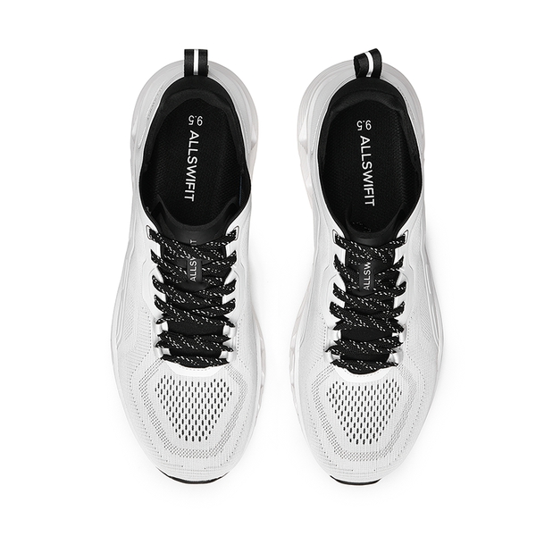 Men's Cushioned Walking Sneakers - WHITE - 5