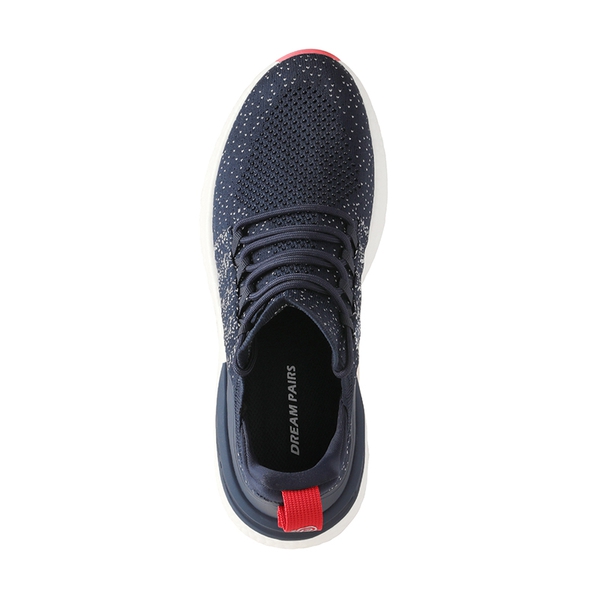 Comfortable Slip-On Mesh Sneakers - NAVY - 3