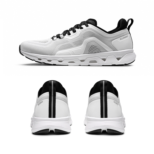Men's Cushioned Walking Sneakers - WHITE - 6
