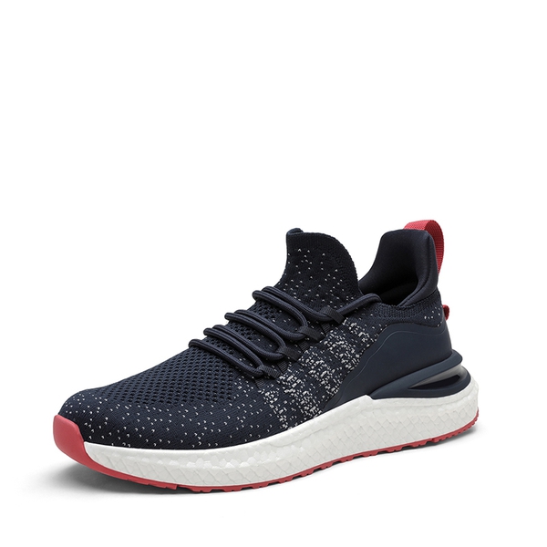 Comfortable Slip-On Mesh Sneakers - NAVY -  0