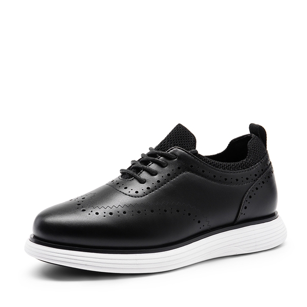 Boys' Oxford Dress Sneakers - BLACK -  0