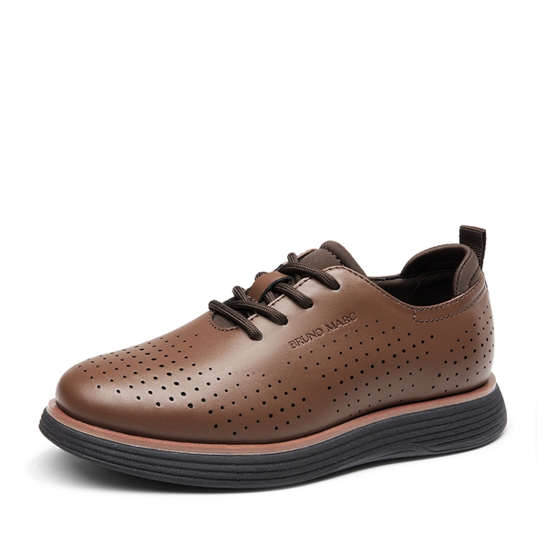 Boys' Comfortable Casual Oxford Shoes - BROWN -  0