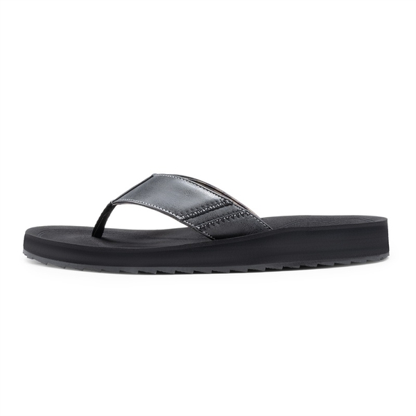 Men's Comfortable Flip Flops - ALL BLACK - 1