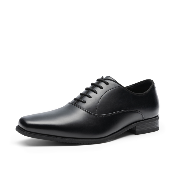 Men's Square-Toe Classic Oxfords - BLACK -  0