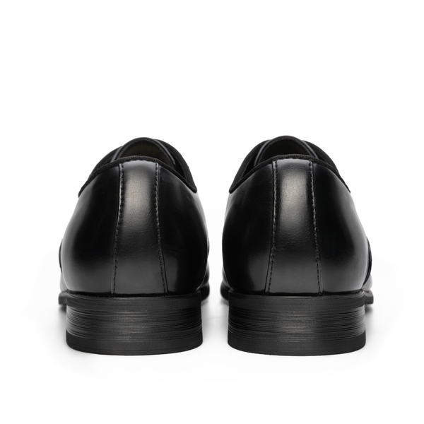 Men's Square-Toe Classic Oxfords - BLACK - 3