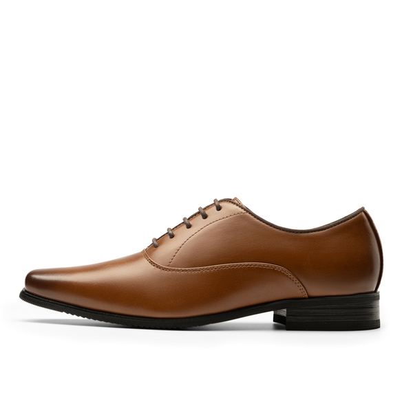 Men's Square-Toe Classic Oxfords - BROWN - 1