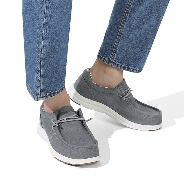 Men's Lightweight Casual Slip-On Loafers - GREY - 5