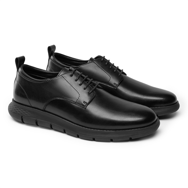 Men’s Fashion Breathable Oxford Sneakers - ALL BLACK - 2