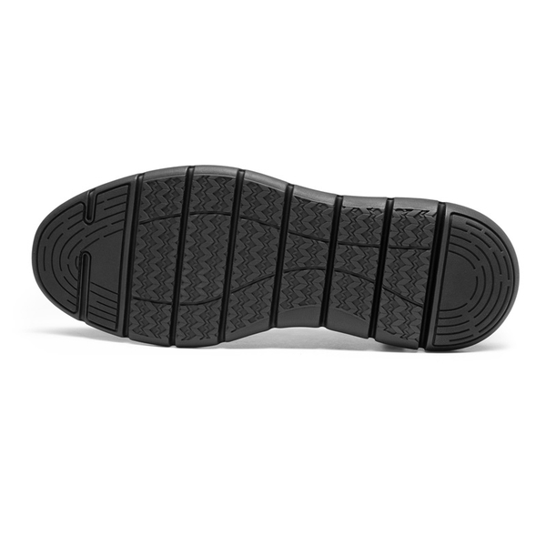 Men’s Fashion Breathable Oxford Sneakers - ALL BLACK - 3