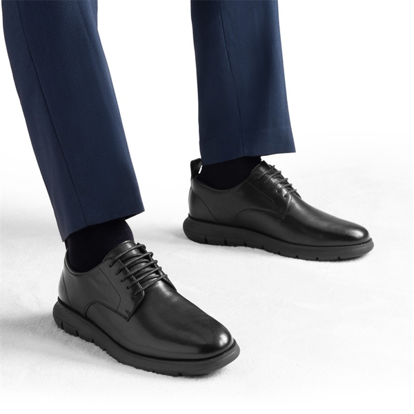 Men’s Fashion Breathable Oxford Sneakers - ALL BLACK - 5