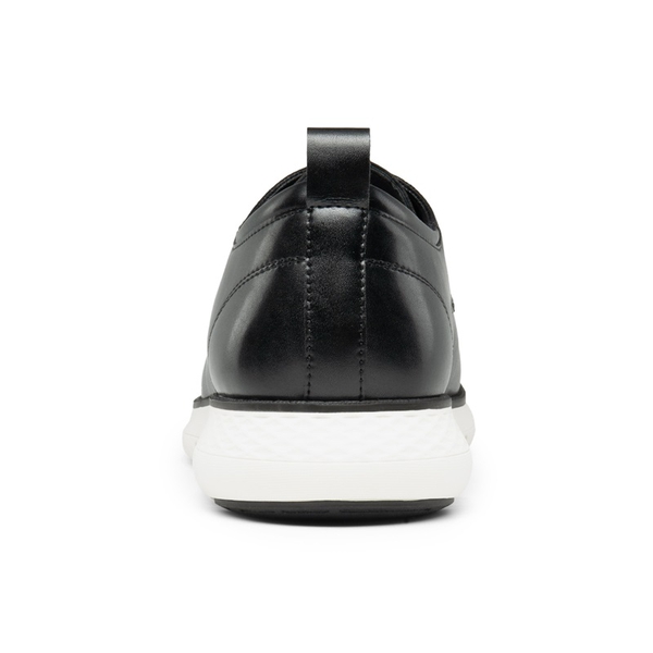 Men’s Fashion Breathable Oxford Sneakers - BLACK - 4