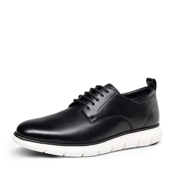 Men’s Fashion Breathable Oxford Sneakers - BLACK -  0