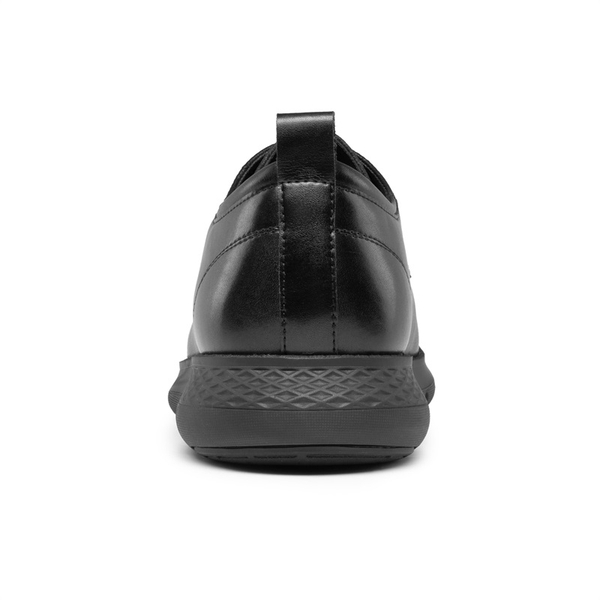 Men’s Fashion Breathable Oxford Sneakers - ALL BLACK - 4