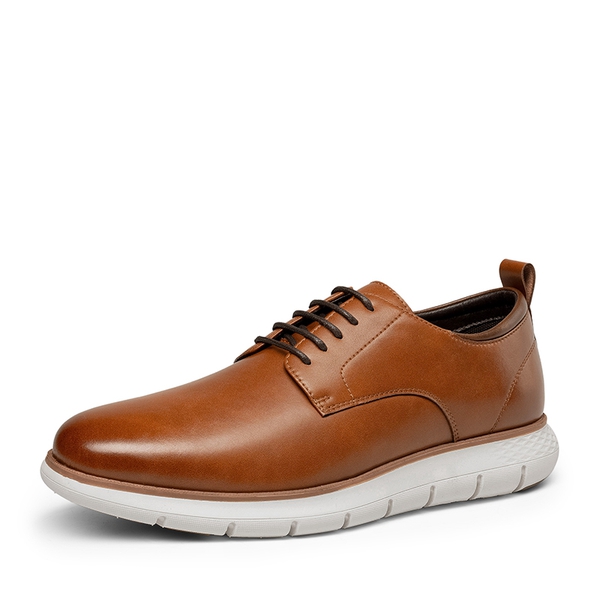 Men’s Fashion Breathable Oxford Sneakers - BROWN -  0