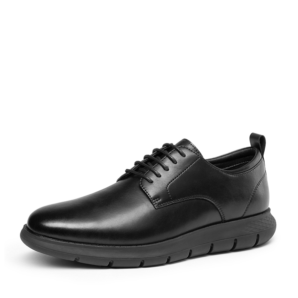 Men’s Fashion Breathable Oxford Sneakers - ALL BLACK -  0