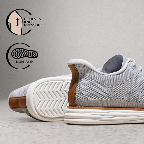 [EZFlex GlideLite] Men's Comfortable Breeze Walking Shoes - GREY - 6