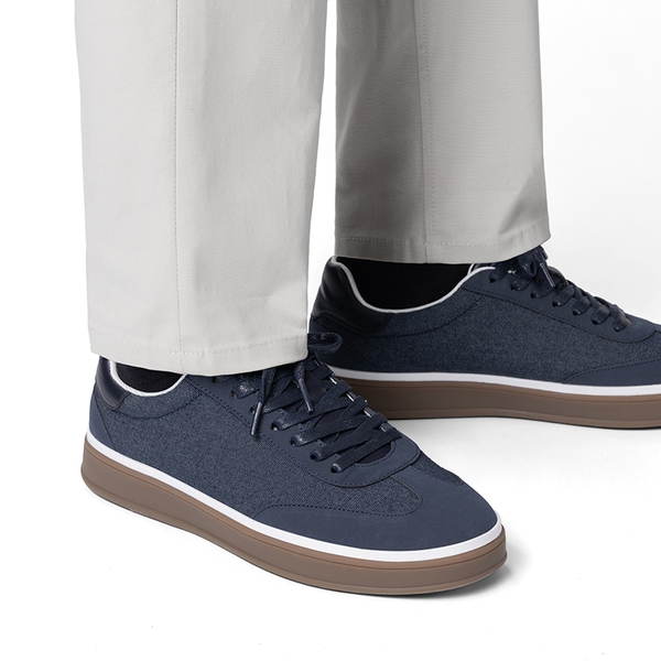 Men’s Classic Cushioned Dress Sneakers - DARK BLUE - 5