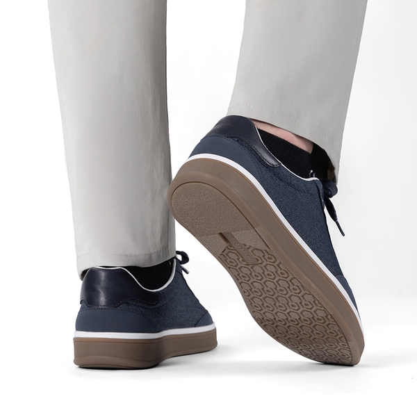 Men’s Classic Cushioned Dress Sneakers - DARK BLUE - 6