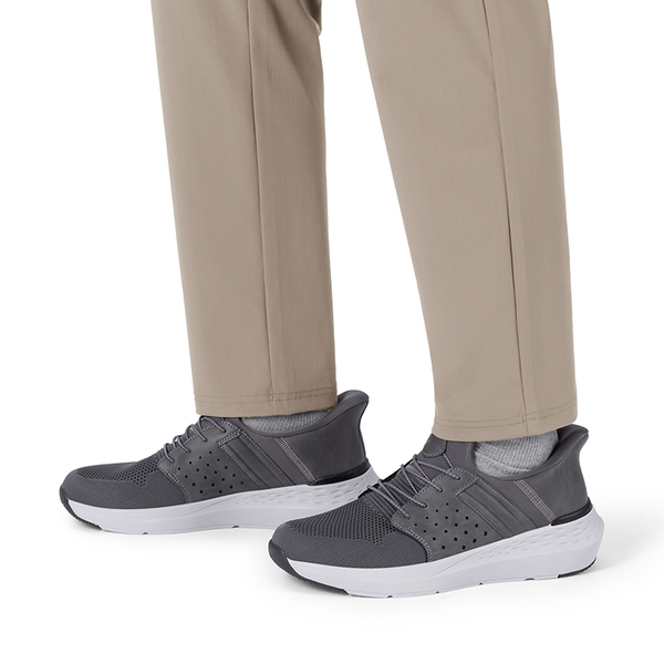 Men’s Breathable Mesh Slip-On Sneakers - GREY - 4