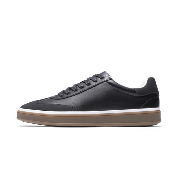 Men’s Classic Cushioned Dress Sneakers - BLACK - 1