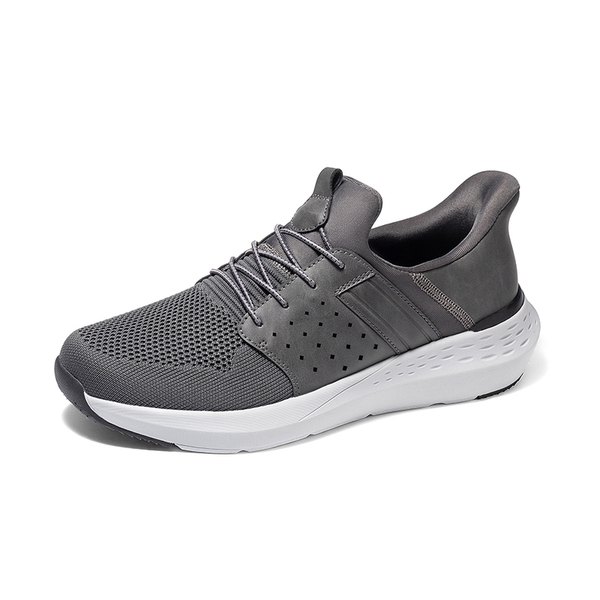Men’s Breathable Mesh Slip-On Sneakers - GREY -  0