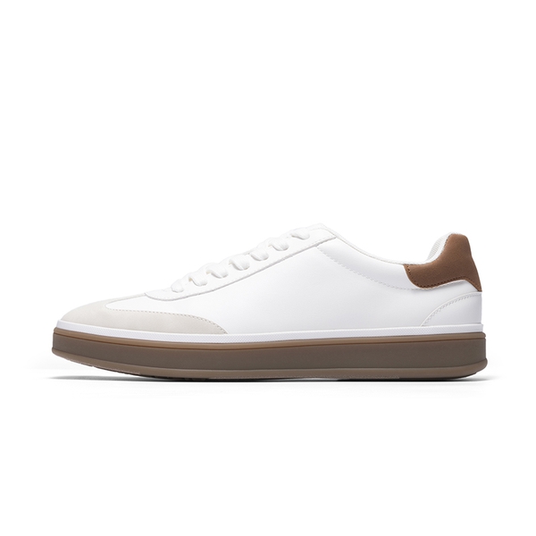 Men’s Classic Cushioned Dress Sneakers - WHITE - 1