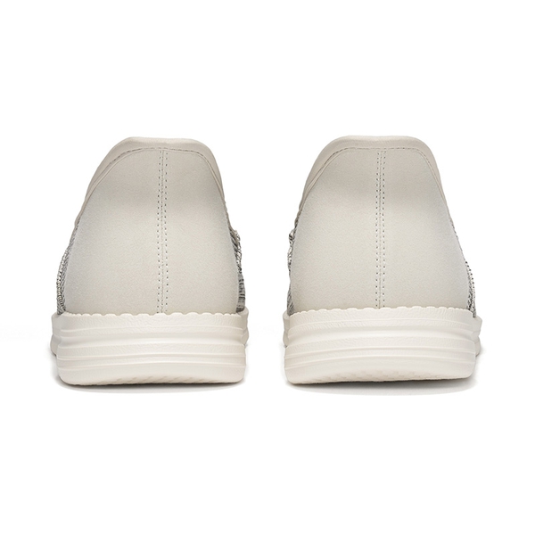 Men’s Casual Breathable Slip-On Loafers - LIGHT GREY - 3