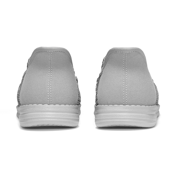 Men’s Casual Breathable Slip-On Loafers - DARK GREY - 3