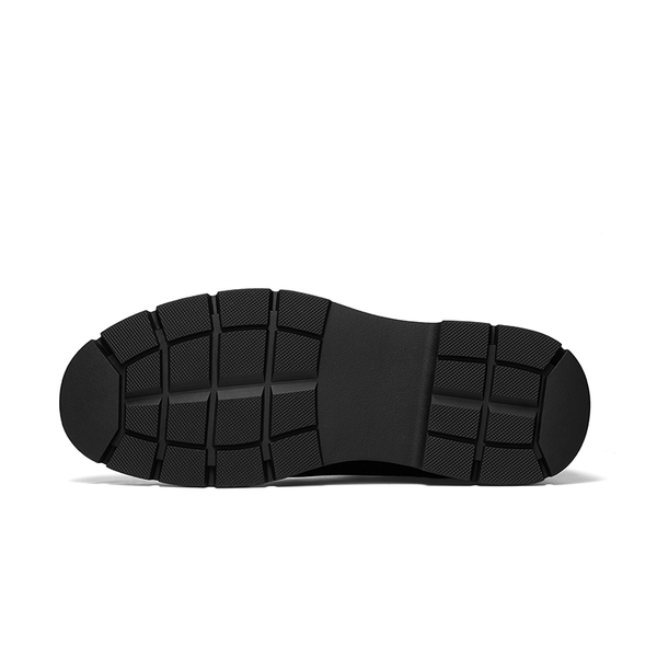 Men’s Casual Side Zip Chukka Boots - BLACK - 2