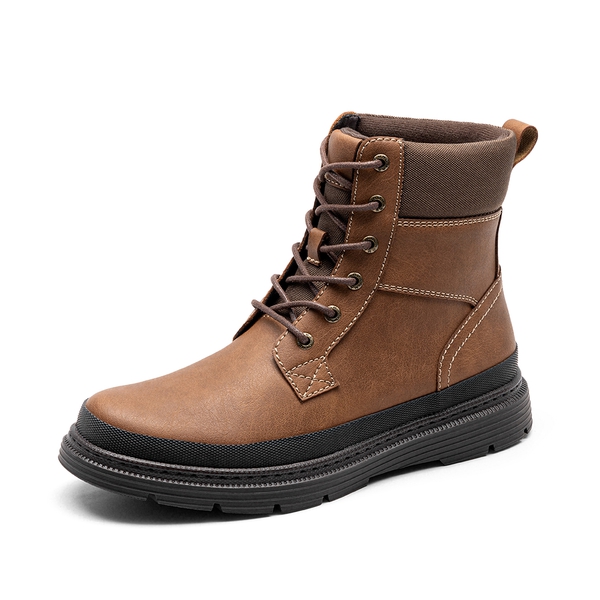Men’s Insulated Winter Snow Boots - BROWN -  0