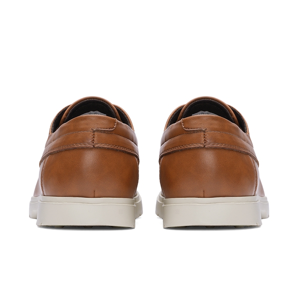 Men’s Slip-On Mesh Boat Loafers - BROWN-PU - 3