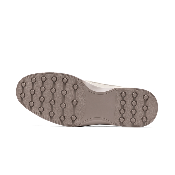 Men’s Slip-On Mesh Boat Loafers - BEIGE-PU - 2