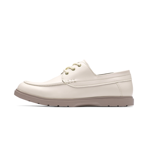 Men’s Slip-On Mesh Boat Loafers - BEIGE-PU - 1