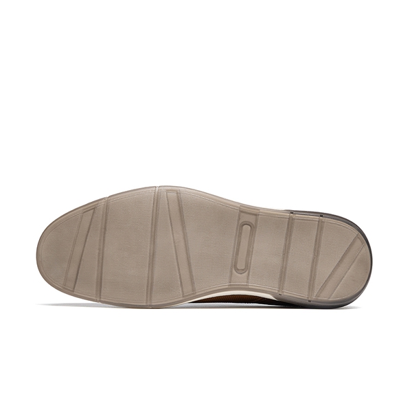 Men's Casual Dress Shoes Business Formal Oxfords Sneakers - BROWN - 2