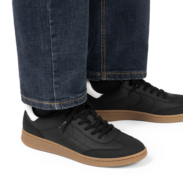 Men's Casual Breathable & Lightweight Fashion Sneaker - BLACK - 4