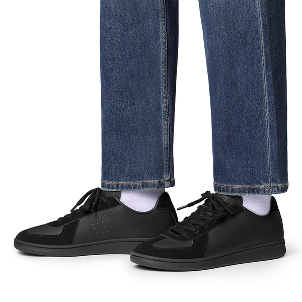 Men's Business Casual Lightweight & Breathable Fashion Sneaker - ALL BLACK - 4