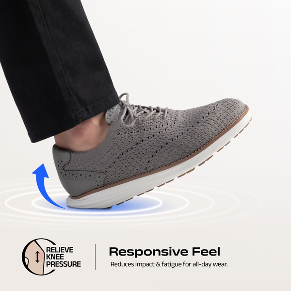 Men's Oxfords Classic Comfort Mesh Sneakers - GREY - 5