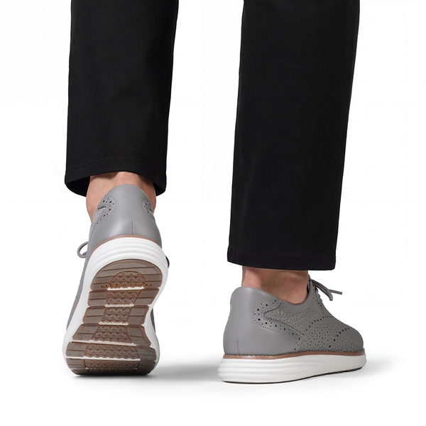 Men's Oxfords Classic Comfort Mesh Sneakers - GREY - 4