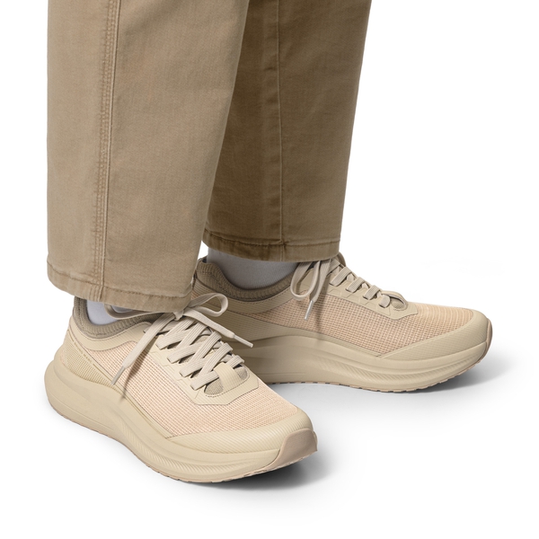 Men's Non Slip Lightweight Cushion Mesh Sneakers - SAND - 3
