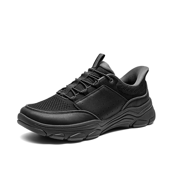 Men's Waterproof Wide Toe Box Slip-on Sneakers - ALL BLACK -  0