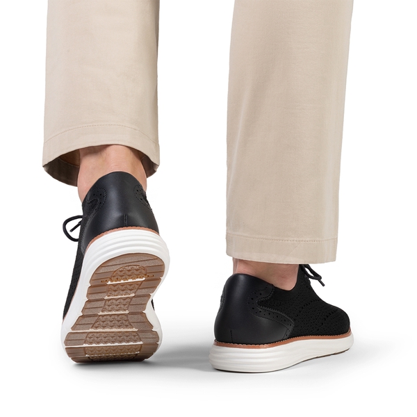 Men's Oxfords Classic Comfort Mesh Sneakers - BLACK - 4