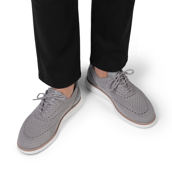 Men's Oxfords Classic Comfort Mesh Sneakers - GREY - 3